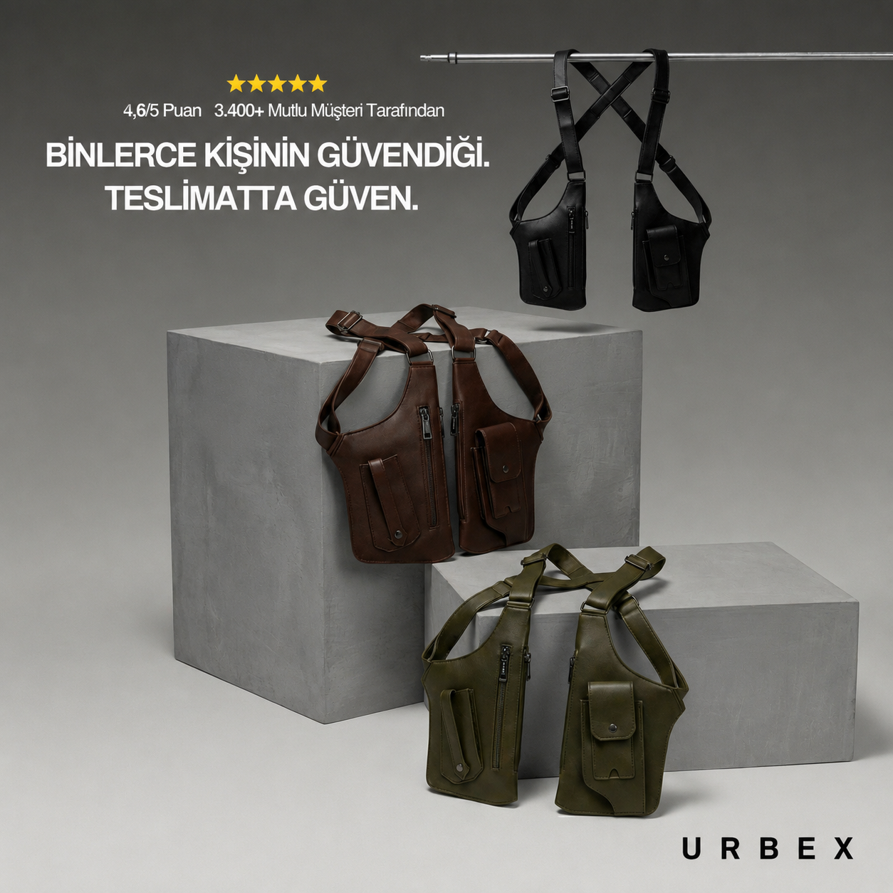URBEX - Çapraz Askılı Premium Çanta