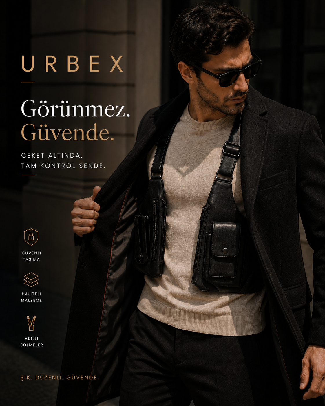 URBEX - Çapraz Askılı Premium Çanta